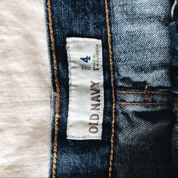 Distressed Denim/Jean Mini Skirt Size 4 - Picture 5 of 5